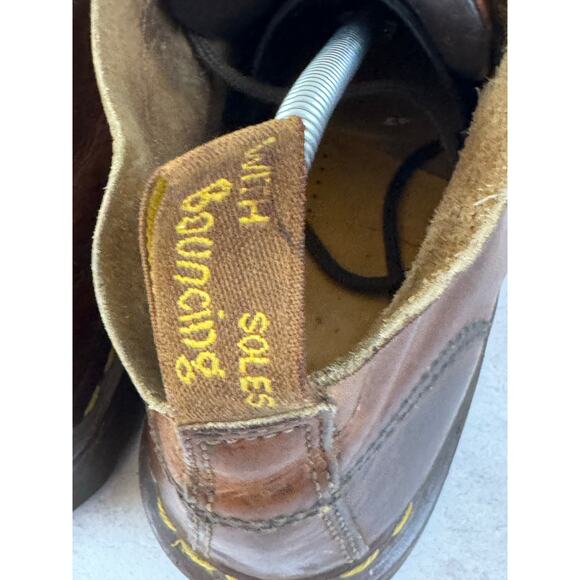Dr Martens 8088 Brown Leather Boots UK 6 US 7 Lace Up Made in England Vintage main image 10